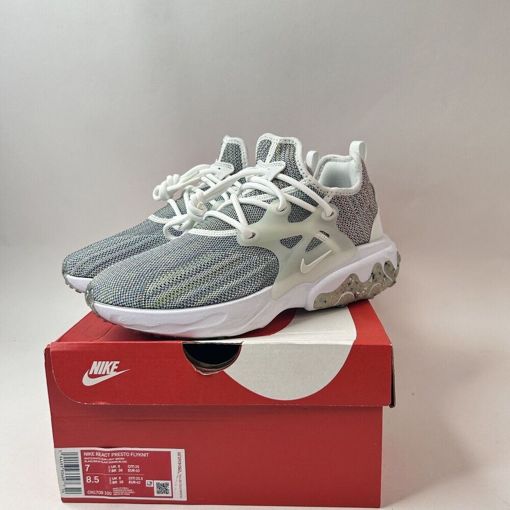 Nike Men's React Presto Flyknit “Recycled Canvas Pack” 2023 - Picture 3 of 5